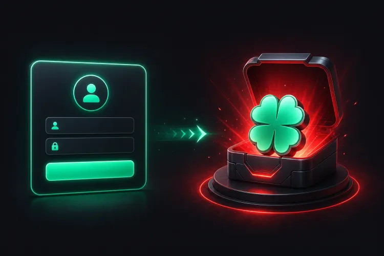 True Luck login en bonusactivatie